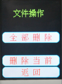 单相电能表现场校验仪数据管理操作&mdash;记录删除界面